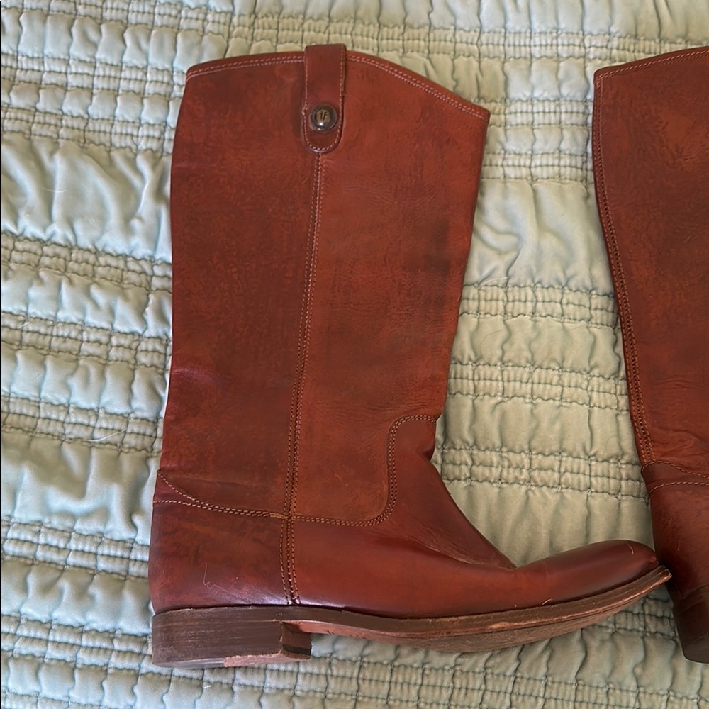 Classic Brown Leather Boots